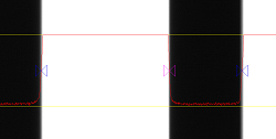 Edge movement measurement from a distance